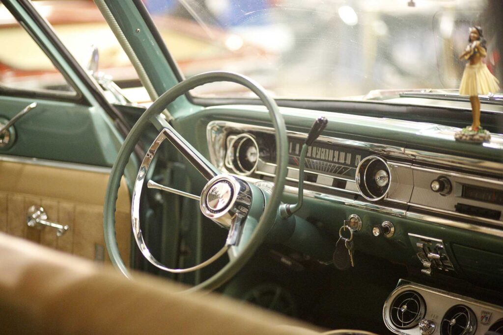 classic car upholstery and interior